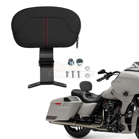 Motorcycle Driver Rider Backrest Cushion Pad For Harley Touring Cvo