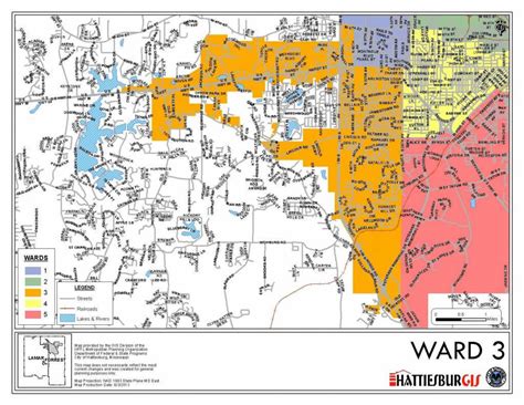 Ward Maps City Of Hattiesburg