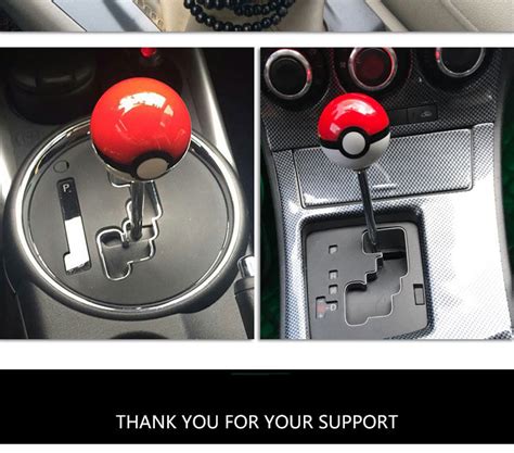 Pokemon Pokeball Car Gear Knob Unique Resin Shift Knob Novelty Gear