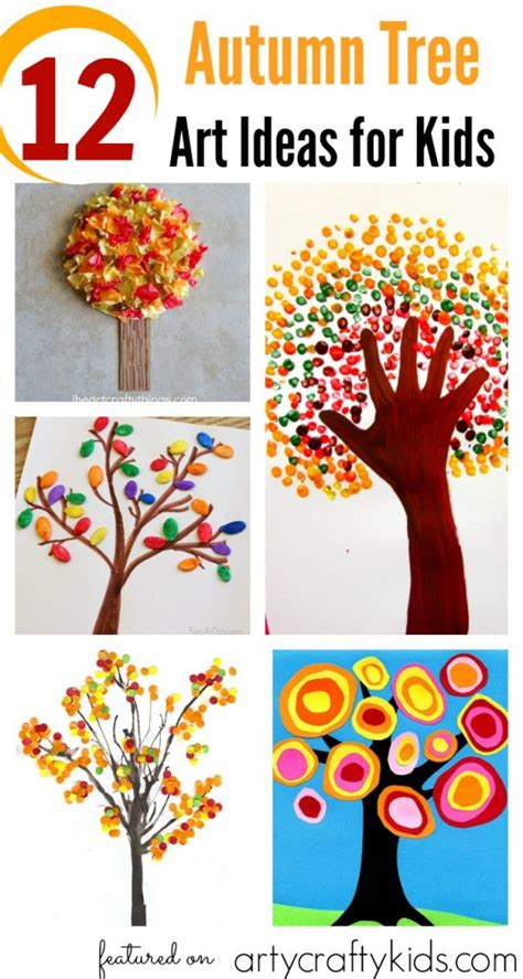 12 Autumn Tree Art Ideas For Kids Arty Crafty Kids