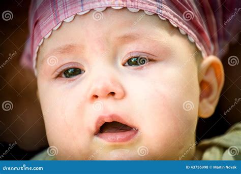 Tears Crying Baby Stock Photo Image Of Baby Unhappy 43736998