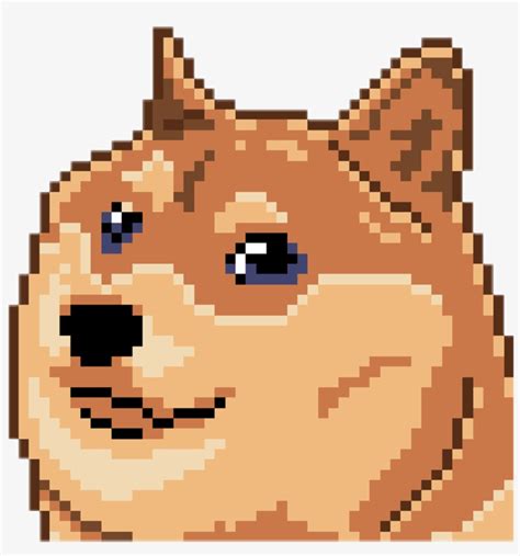 Pixelated Pixelart Freetouse Doge Pixel Art Paint Icon 1024x1047
