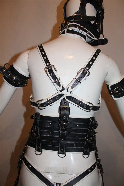Ponygirl Harness Ponyplay Petplay Full Set Includes Head Etsy