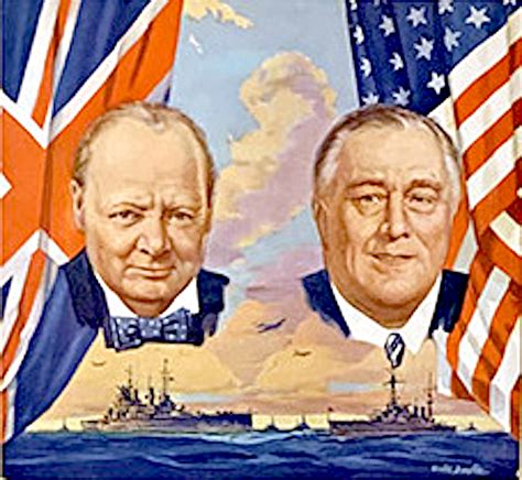 The Atlantic Charter With Fdr And Wsc 1 Foto