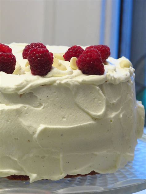 White Chocolate Raspberry Birthday Cake