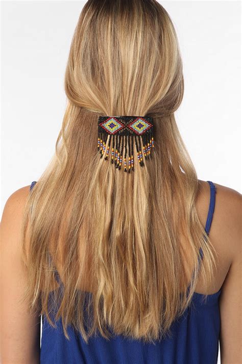 31 Best Beaded Hair Clips And Headbands Images On Pinterest Beading