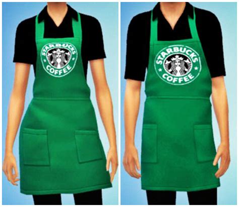 Starbucks Uniform By Bps Sims 4 Sims Sims 4 Update Images And Photos