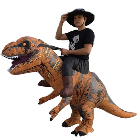 T Rex Dinosaur Inflatable Costume For Carnival Day Adult Fancy Dress