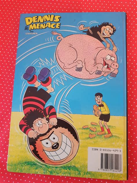 Vintage Dennis The Menace And Gnasher Beano Annual 1989 Etsy Uk