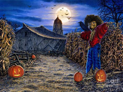 23 Halloween Paintings Art Ideas Pictures Images Design Trends