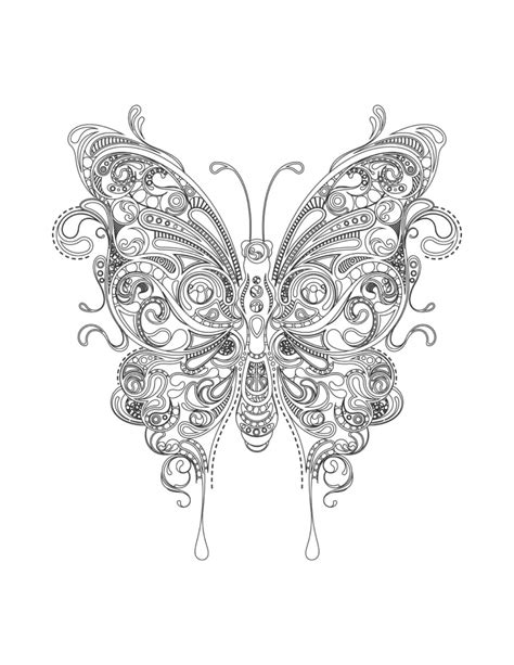 Mandala De Mariposa Para Colorear Imprimir E Dibujar Coloringonly Com