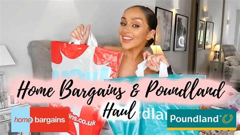 Huge Home Bargains And Poundland Haul June 2019 Youtube