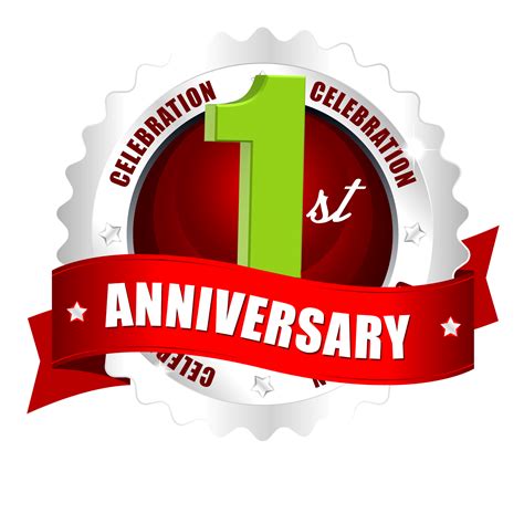 1st Anniversary Hd Png Logo Downloads With Red Ribbon Naveengfx