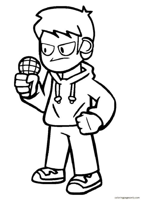 Tabi Friday Night Funkin Coloring Pages - Friday Night Funkin Coloring