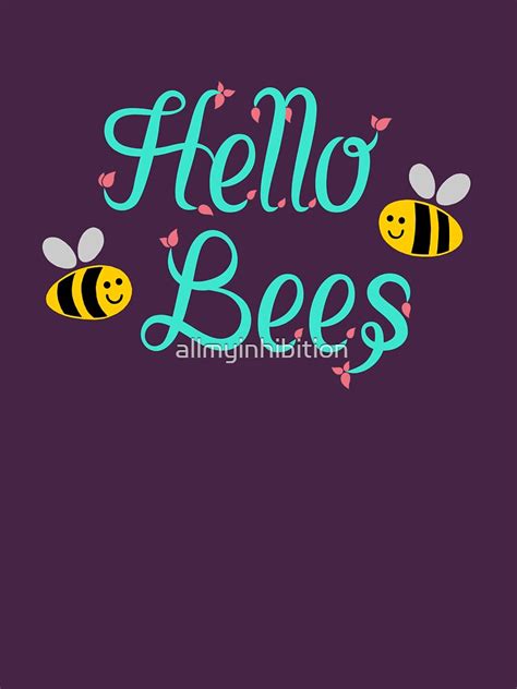 Hello Bees T Shirt For Sale By Allmyinhibition Redbubble Caduceus