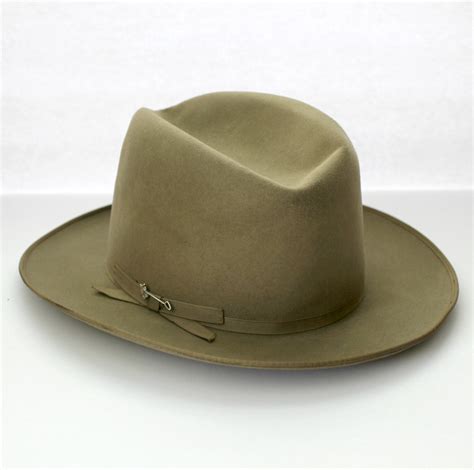 Vintage Stetson 3x Beaver Open Road Hat 1960s Fedora With Pin 7 18