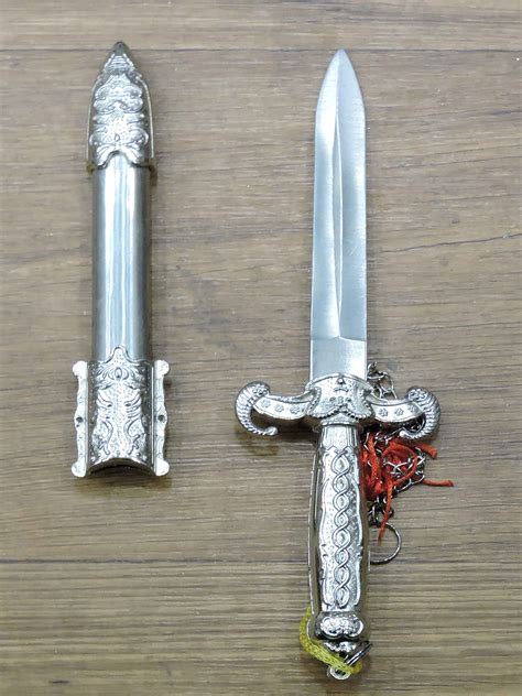 Chinese Silver Sword Decoration Steel Blade No Edge In Pakistan