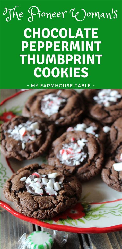 A wonderful collection of fully tested christmas candy recipes including 30 detailed demonstration videos of the recipes. The Pioneer Woman Chocolate Peppermint Cookies Easy Thumbprint Cookies Christm… | Cookies ...
