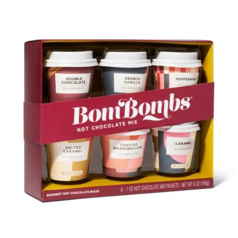 Thoughtfully Gourmet Mini Hot Chocolate Gift Set Set Of 6 1 EACH