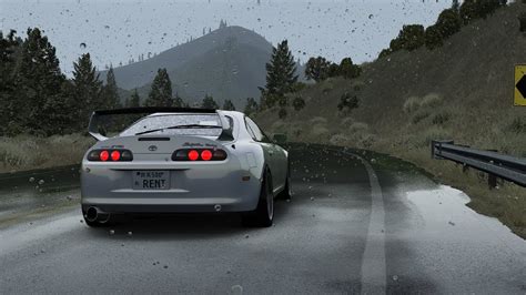 Assetto Corsa Supra In A Thunderstorm New CSP Best Mod Ever