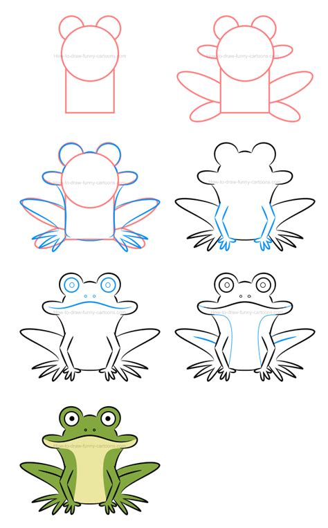 How to create an illustration of a frog