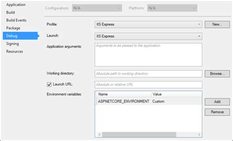 ASP NET Core Environment Based Configuring Methods