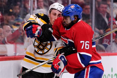 Brad Marchand Spears Pk Subban In The Groin Eyes On The Prize