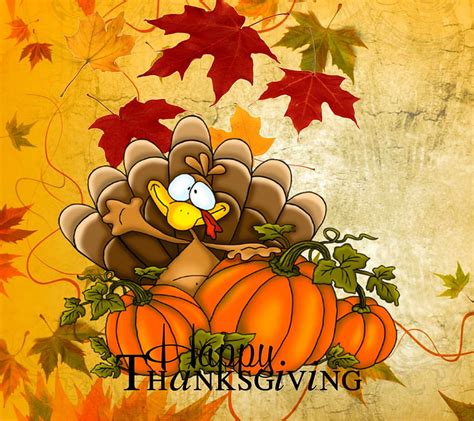 Happy Thanksgiving Autumn Turkey Hd Wallpaper Peakpx