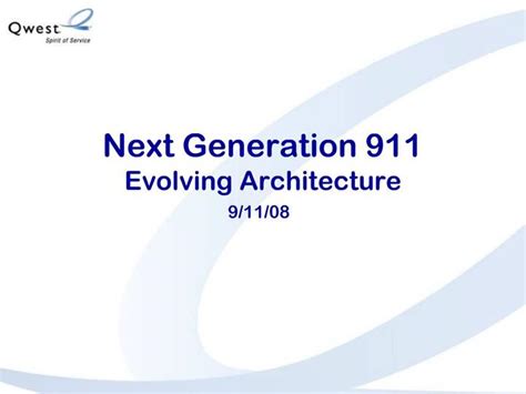 Ppt Next Generation 911 Evolving Architecture Powerpoint Presentation