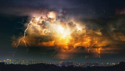 Photographer In Yishun Captures Dramatic Bursts Of Lightning That