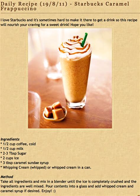 31 Starbucks Coffee Frappe Recipe Coffe