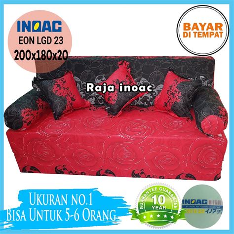 Sofa Bed Inoac Uk 200x180x20 Cm Eon Lg D23 Sofabed Inoac Kasur Lipat
