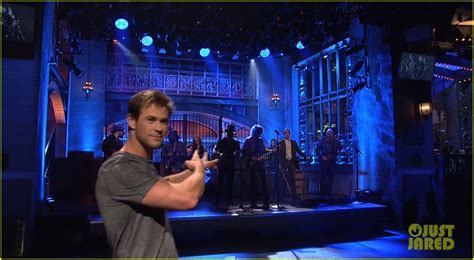 Chris Hemsworth Goes Shirtless For SNL S Porn Stars Sketch Photo