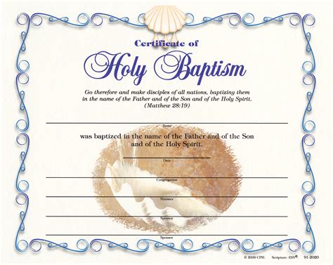 Baptism Certificates Free Printable Customize And Print