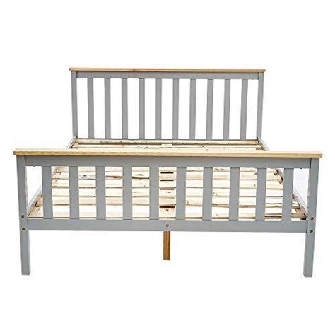 Panana 4ft6 Double Solid Wood Bed Frame Wooden In Grey We Love Our Beds