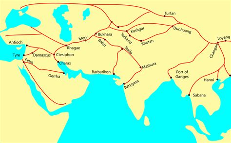 Map The Silk Road