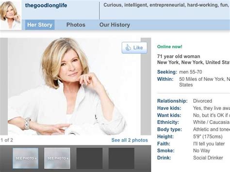 Martha Stewarts New Profile Business Insider