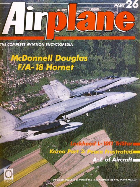 Airplane Magazine Part 26 Mcdonnell Douglas Fa 18 Hornet Orbis