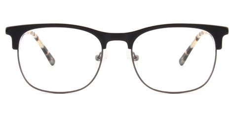 yc 2145 yc 2145 black and leopard leoptique black eyeglasses frames browline glasses