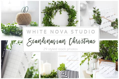 Scandinavian Christmas Bundle High Quality Holiday Stock Photos