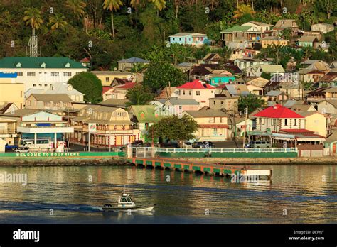 Town Of Soufriere St Lucia Windward Islands West Indies Caribbean