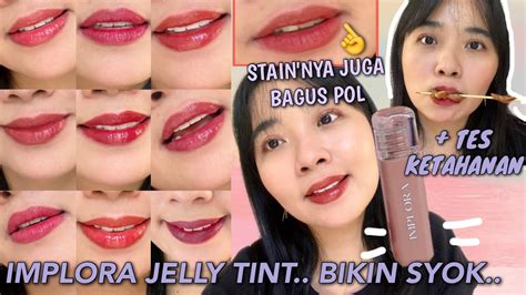 Implora Jelly Tint Review Best Liptint Under 20k Swatches Tes Ketahanan Youtube