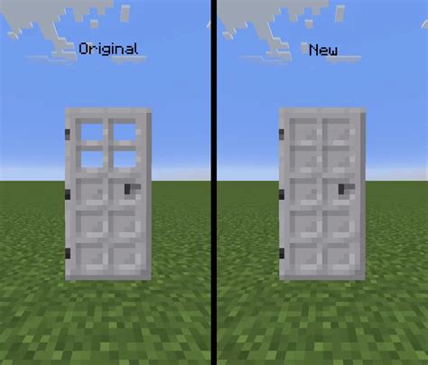 Solid Iron Door Minecraft Texture Pack