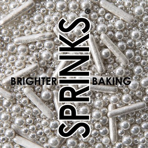 Bubble And Bounce Silver 75g Sprinkles By Sprinks