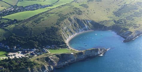Aerial View Of Lulworth Cove Credit To The Lulworth Estate Lulworth