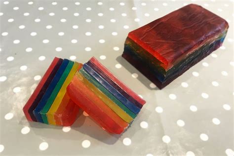 To make soap completely from scratch (as opposed to melt and pour with premade soap bases), you'll need to use lye, which is a caustic salt known as sodium hydroxide. Make your own rainbow soap - 6 easy steps - Oxfam blog