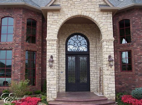 Custom Wrought Iron Door And Arched Transom Wrought Iron Front Door