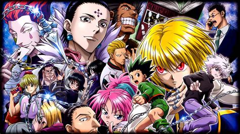 An Anime Poster With Many Different Characters In The Same Group