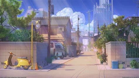 48 Japanese Anime Street 1080p Wallpapers On Wallpapersafari