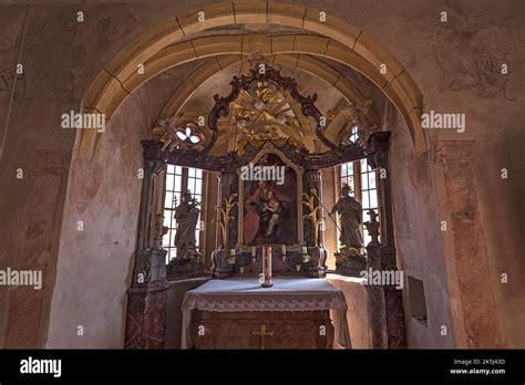 Rococo Altar In The St Anna Chapel Zeil Am Main Lower Franconia